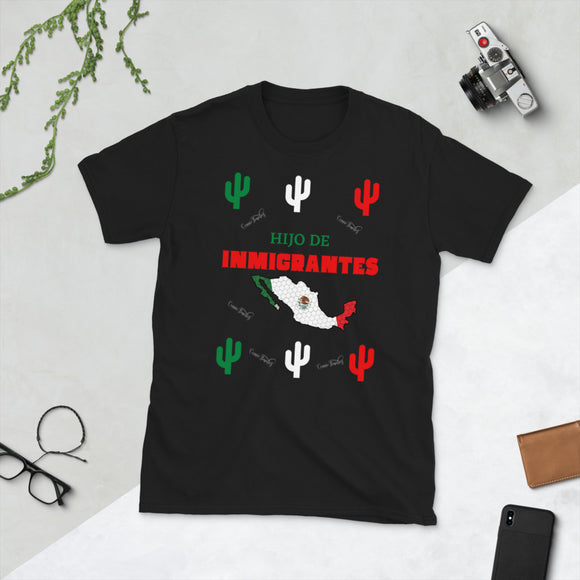 Hijo de INMIGRANTES (BLACK) Short-Sleeve Unisex T-Shirt