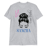 La SANCHA (white,gray) Short-Sleeve Unisex T-Shirt