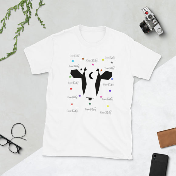 Cow, Stars, Conniebunchez Short-Sleeve Unisex T-Shirt